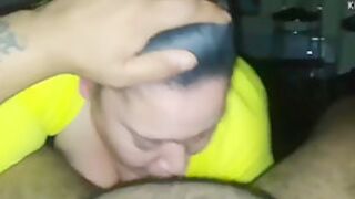 Bust Off In Fat Slut Mouth