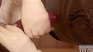 Fellatio Master Stops Her Housework Sneeks In On Me In The Shower Jacks Me Off And Swallows My Cum - Shaundam