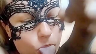 Hot Blonde Received Hot Cum All Over Her Dirty Face