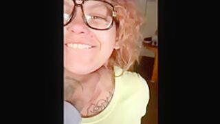 Slapping Saggy Tits On Deepthroat Whore Sucking Dick For Stimulus Check