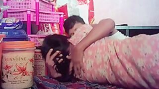 Indian Husband Wife Hot Kissing Ass