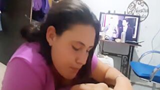 I Give My Husband A Blowjob And He Cums In My Mouth 7 Min