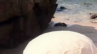 Naughty Beach Weekend - Neko Jinger Giving Head On Public Beach Trailer