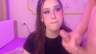 Cute teen 18+ Deepthroat Face Fucked