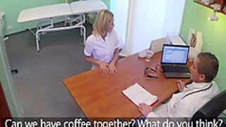 Naughty Gets Doctors Full Attention 14 Min With Nancy Sweet And Blonde Nurse