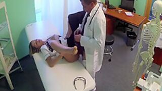 Naughty Gets Doctors Full Attention 14 Min With Nancy Sweet And Blonde Nurse