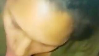 Yellow Bone In Wife Wakes Up To Get On Knees And Get This Cum