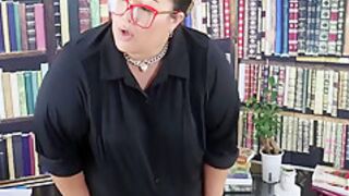 Jerking With Slutty Librarian Vicky