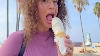 Curly Hair And Hot Milf In Crying Jewish Stepmom Steals Your Burger For Risky Raw Sex