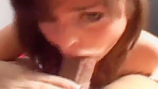 Cute Brunette Pornstar Sucks Dick Pov Style With Isabel Ice