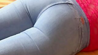 Look At My Big Ass With My Jeans On And My Jeans Down Do You Want To Fuck It? - Compilation With Hot Milf