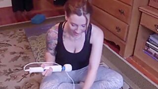 Stepmom Megans Gymnastic Solo With Hitachi