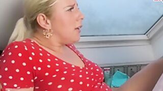 German Blonde Chubby teen 18+ Fucks In Kitchen