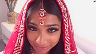 Hot Indian Bride Getting Fucked on Her Wedding Night