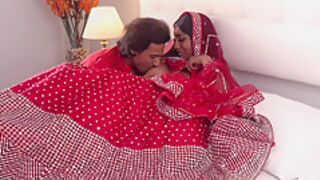 Hot Indian Bride Getting Fucked on Her Wedding Night