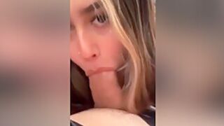 Girlfriend Passionate Blowjob