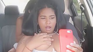 Hot Brunettes Film Their Tits Their Bodies And Masturbate In The Uber