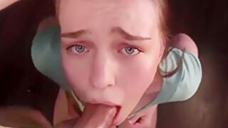 Aqua Ri - Slobbery Blowjob From A Cute Girl In A Short Dress