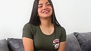 Chubby Latina College Girl Casting Fuck With Hung Agent In Porn Debut