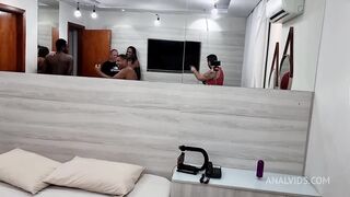 bastidores da primeira vez no porno do casal rafal e jani com muito anal e bi feminino com pricilla diabinha