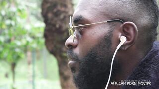 pov. threesome fuck organized under the woods without a future as if to say goodbye to these friends gets off in an unforgettable way with big thick black cocks on a pretty girl publicly on african po