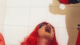 Madame Tiger Give Crazy Femboy Cum Shower, Over 250 Loads Of Cum With Cum In Face