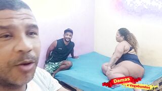 sexo e revelacoes no estudio dama de vagabundo com leo ogro, lorraine exotica, suzy furacao, marcio baiano e eliane furacao - bastidores de gravacao parte 1