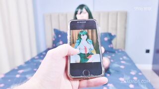 stepbrother wants to post asui tsuyu s nudes online, but she seduces him and lets him fuck her ass