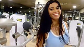 Huge Ass Brazilian Slut Gets Fucked In The Gym Hard