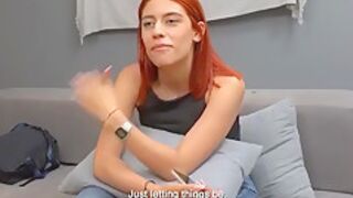 Small Tits Redhead Amateur Teen 18+ Sucking Her Biggest Cock Yet - Bianca Arden