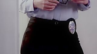 Dominant Lesbian Cop Rimmed By Captive