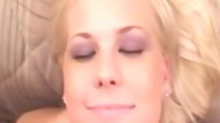 A Sexy Blonde Deep Blowjob On His Small Cock Pov Style