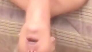 A Sexy Blonde Deep Blowjob On His Small Cock Pov Style