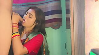 Beautiful Indian Wife Deep Throat Blowjob To Doggystyle Orgasm Sex