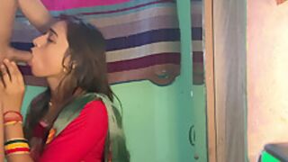 Beautiful Indian Wife Deep Throat Blowjob To Doggystyle Orgasm Sex