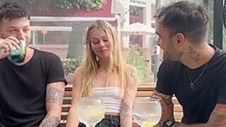 American Travel Slut Gets First Dp By Two Latinos In Buenos Aires Ft