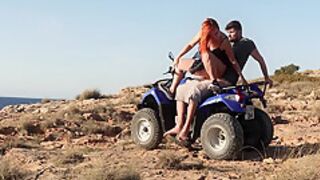 Outdoor Public Sex One Rocks With Quad