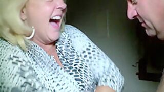 Amateur Blonde Gilf Melissa Gets A Creampie In Her Tight P