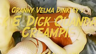 Granny Velma Dinkleys Lick & Dick Quandary Creampie Cams45h