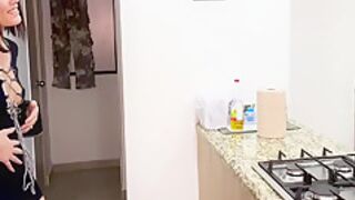 Naty Delgado, Xavi Photo And Blaze Rager In I Discover My Stepsister Fucking My Stepdaddy In The Kitchen And We End Up Having A Family Threesome Blaze Ranger And Xavi 26 Min