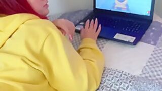 Stepsister With Pikachu Hoodie Blows Me For Helping Her In Her Game