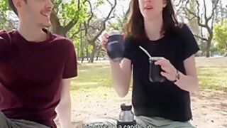 How Does A Day At The Park End Up With A Public Blowjob- - Cute Teen 18+ Swallows Cum 11 Min With Sara Sky