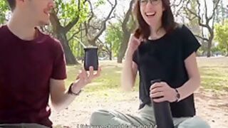 How Does A Day At The Park End Up With A Public Blowjob- - Cute Teen 18+ Swallows Cum 11 Min With Sara Sky