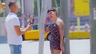 Seducing A Girl In The Street Cause We Want To Make A Porn Star Out Of Her!