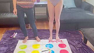 A Strip Twister Game With Sexy Lesbians And One Big Sex Toy - Isabelle Love