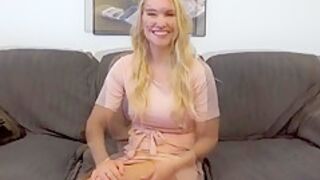 Casting Couch Xxx Interview With Big Boob Blonde With Julia Robbie