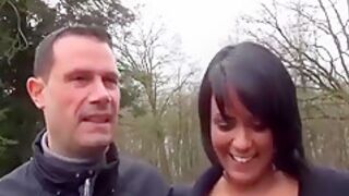 Brunette Milf Gets Fucked In The Woods