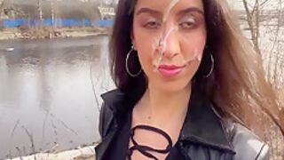 Katty West - Cum On A Girls Face So She Could Walk Through The Park Covered In Sperm And Shock People - Cumwalk 10 Min