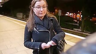 Slim German Caught On Train Without Ticket - She - Tiny Emily