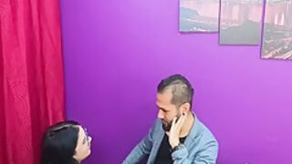 Nerdy Cute Latina Fucks Her Boss To Liberate The Stress